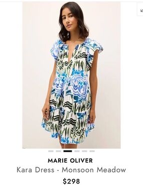 Marie Oliver Kara Dress size small